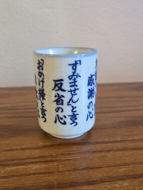 Japanese Yunomi Tea Cup Tote 13